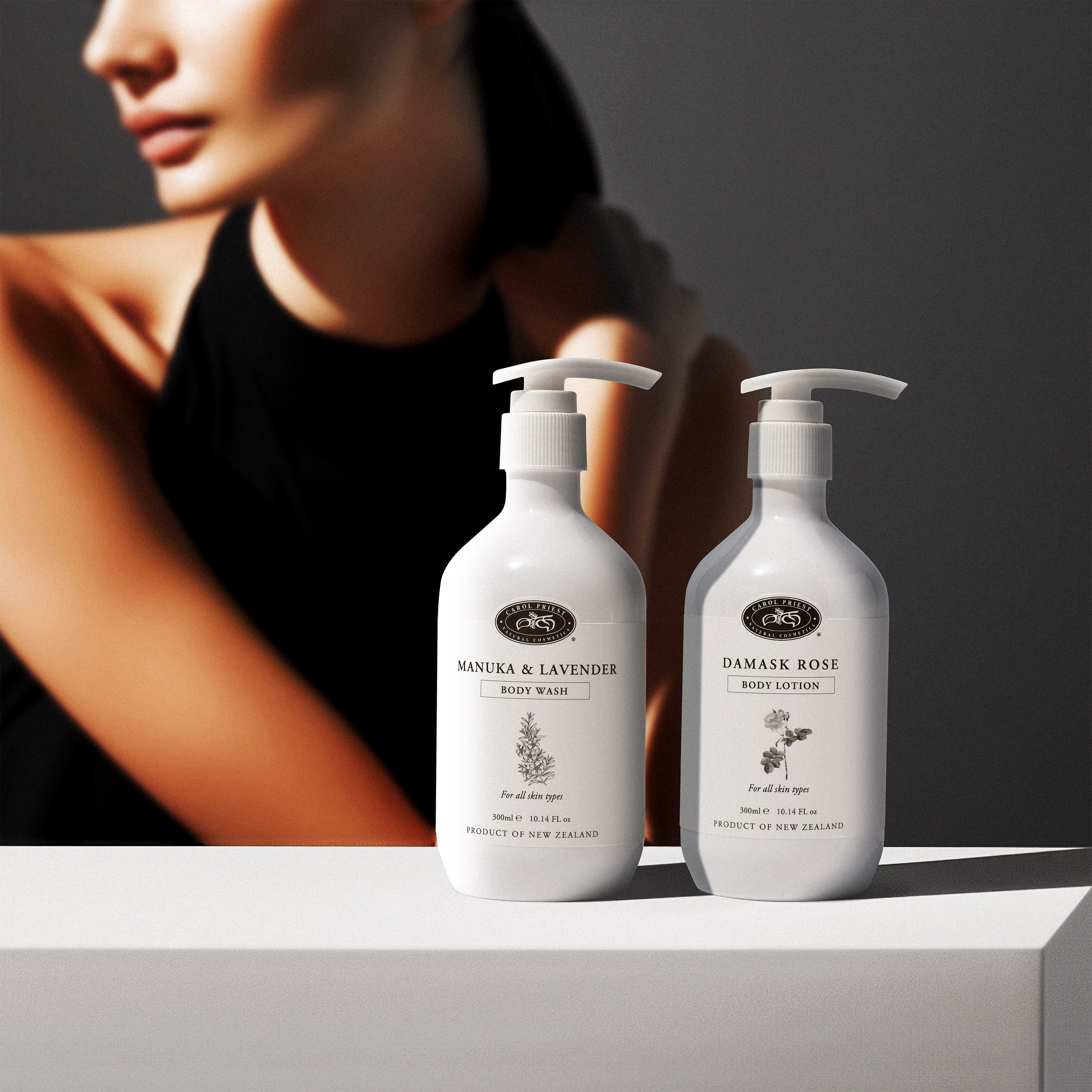 carol priest body care duo for cleansing and nourishing