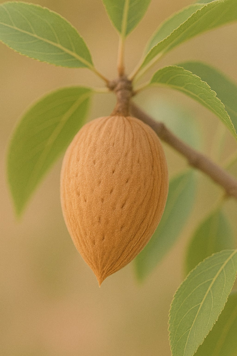 Explore the natural essence of Sweet Almond Oil, a key ingredient used in the creation of Carol Priest's natural, organic cosmetics products.