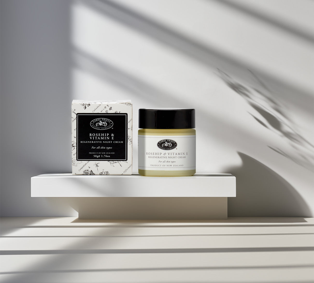 Rosehip & Vitamin E Regenerative Night Cream | Formulation Design & Delivery