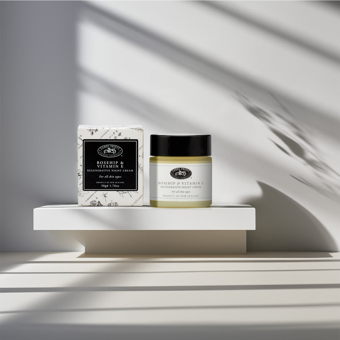 Rosehip & Vitamin E Regenerative Night Cream | Formulation Design & Delivery