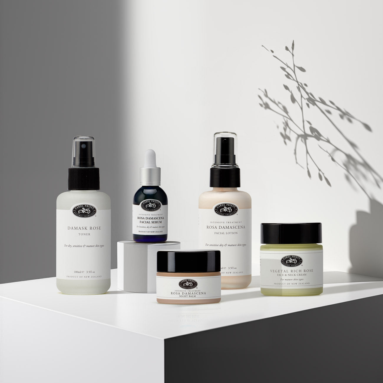 carol priest skincare range