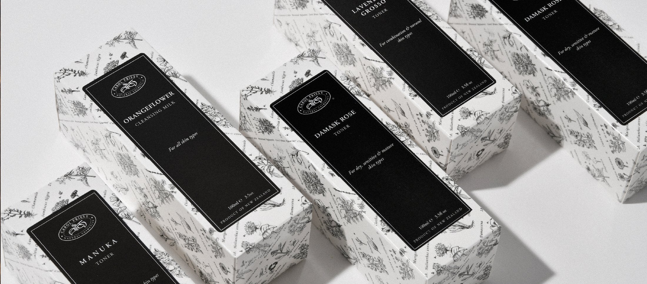 carol priest skincare range