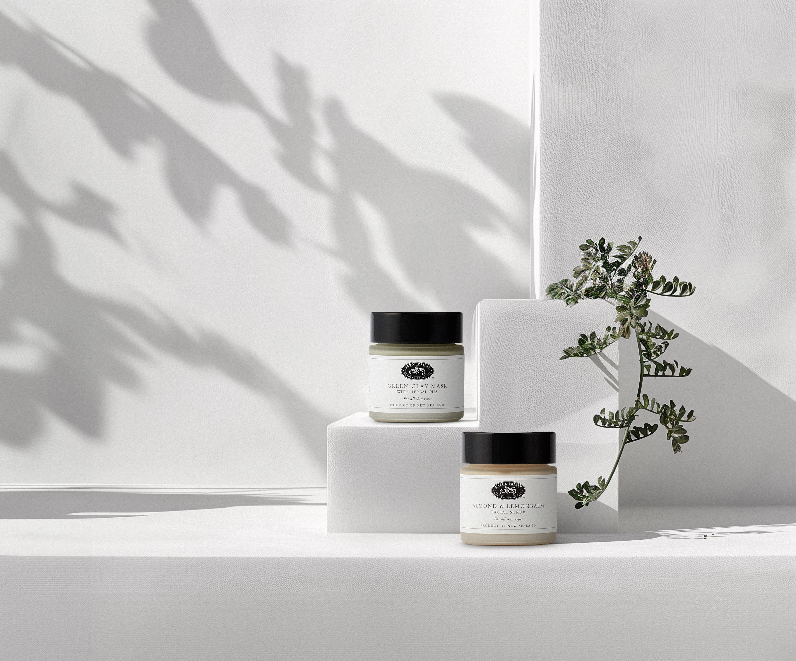 Featured image: Blue Chamomile Skin Salve by Carol Priest, a gentle treatment in the Treat & Masque product line for rejuvenated skin.