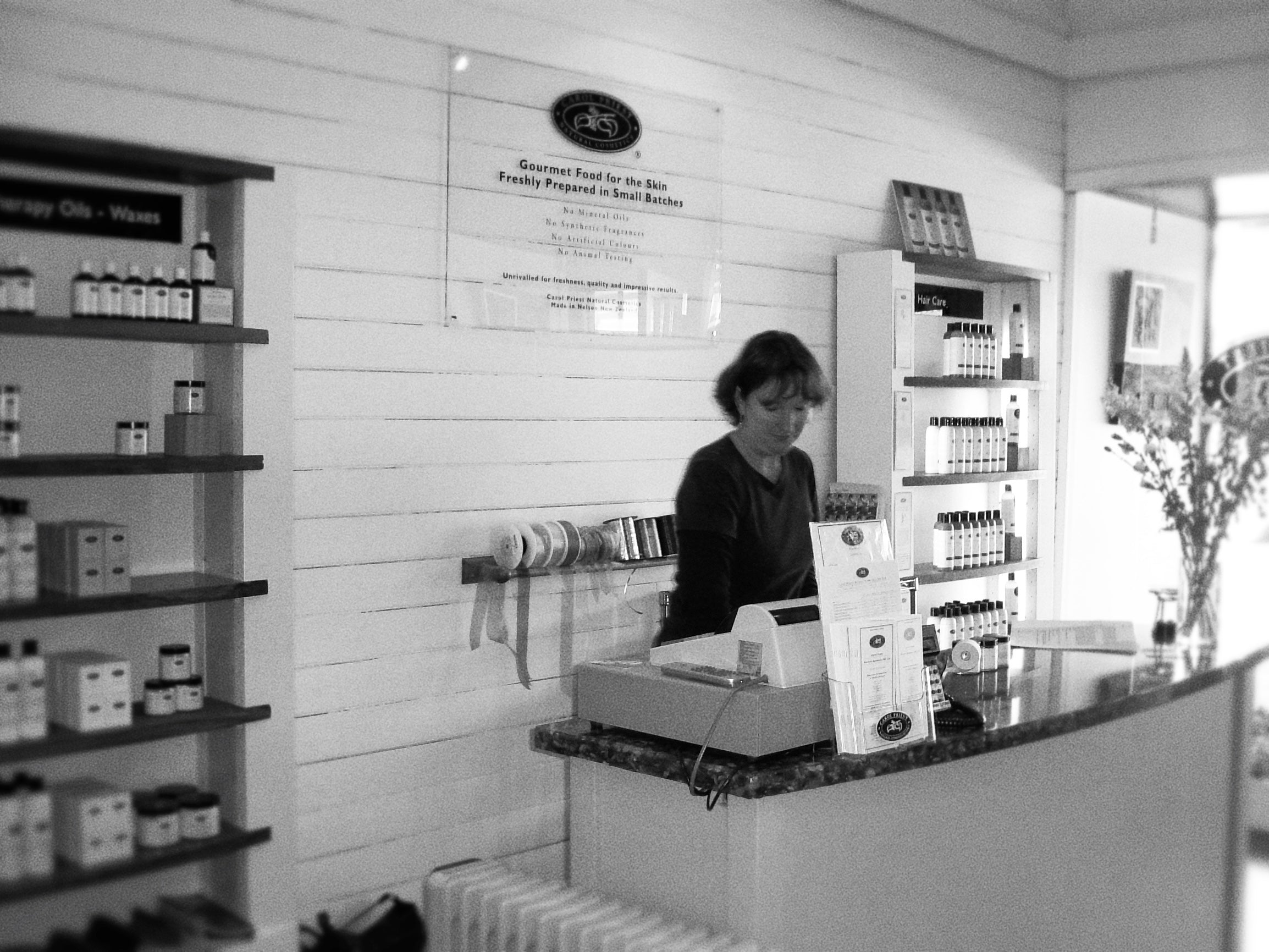 Carol Priest at the CAROL PRIEST Store Hardy Street