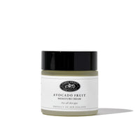 Representation of Avocado Fruit Moisture Cream, a hydrating product from Carol Priest's line of natural, organic cosmetics.