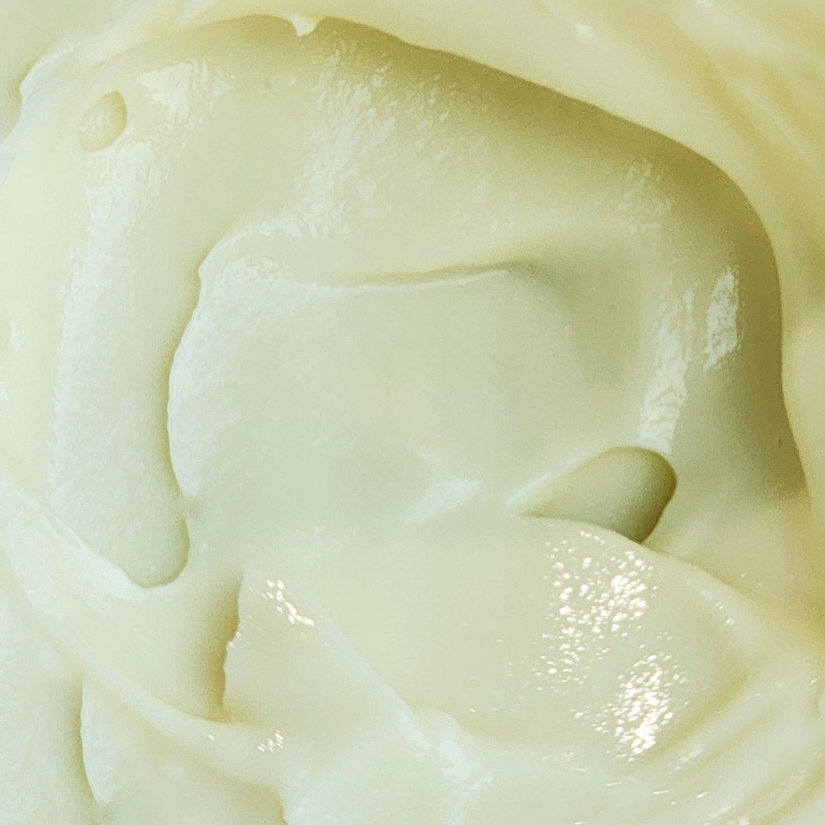 texture of Avocado Fruit Moisture Cream, a hydrating product from Carol Priest's line of natural, organic cosmetics.
