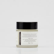 photo showcasing the back of Marshmallow Root Day Moisture Cream by Carol Priest, a natural, organic cosmetic
