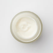 photo showcasing the texture of Marshmallow Root Day Moisture Cream by Carol Priest, a natural, organic cosmetic