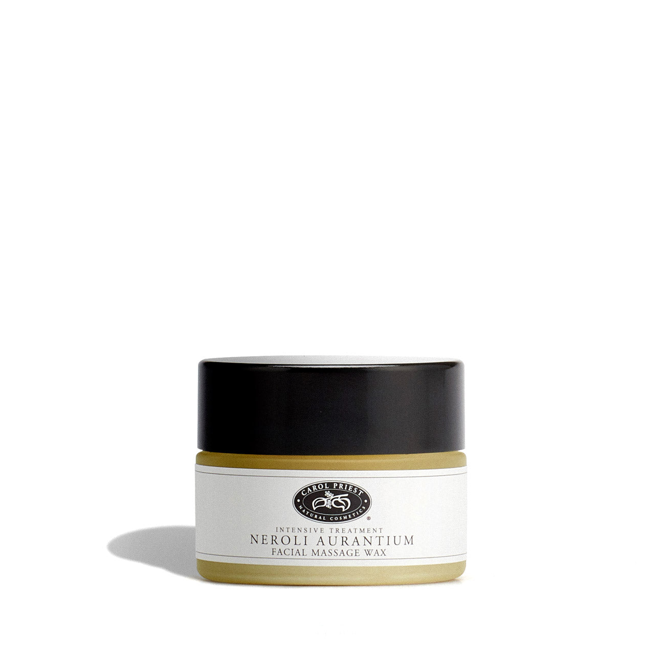 Carol Priest Natural Cosmetics Neroli Aurantium Facial Massage Wax Jar and Box