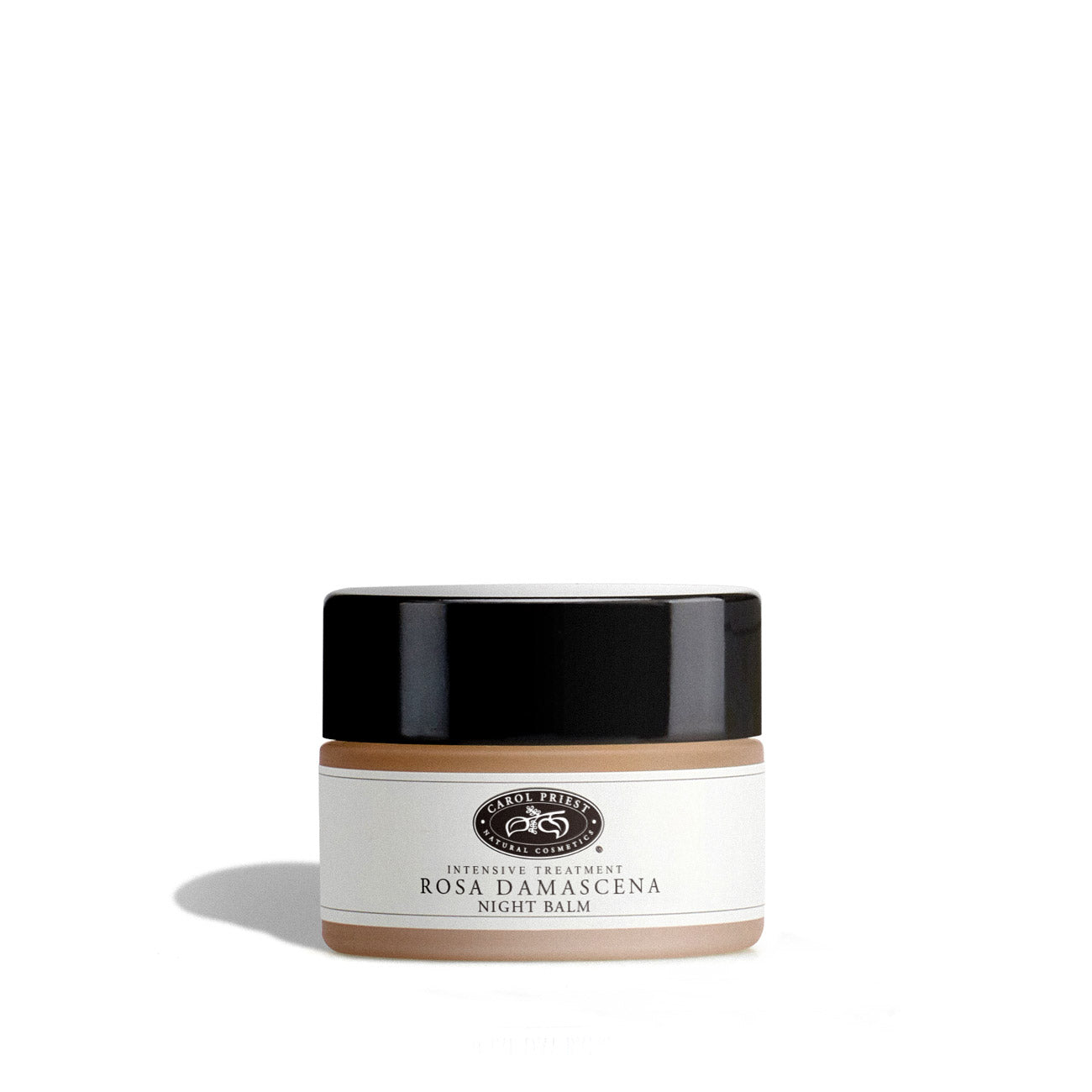 carol priest natural cosmetics rosa damascena night balm for sensitive, dry & mature skin types 