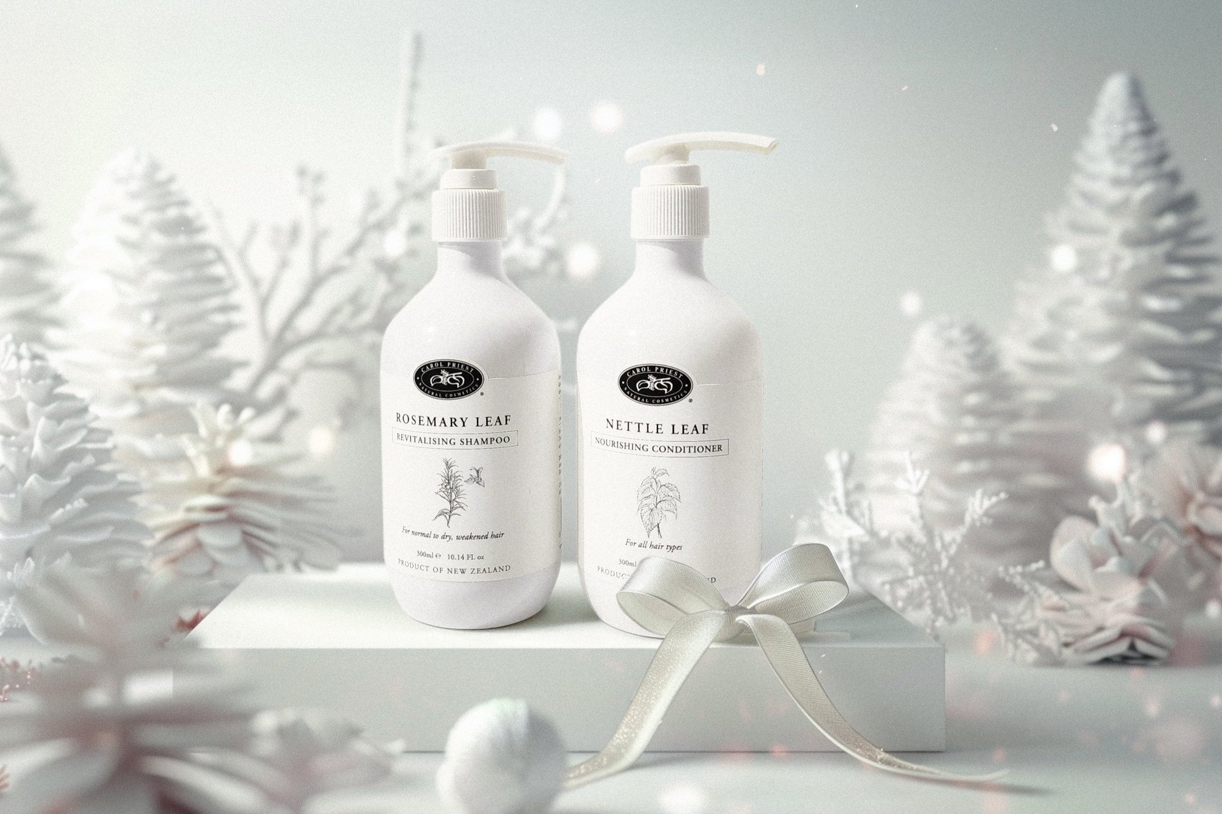 carol priest shampoo & conditioner set | christmas theme image