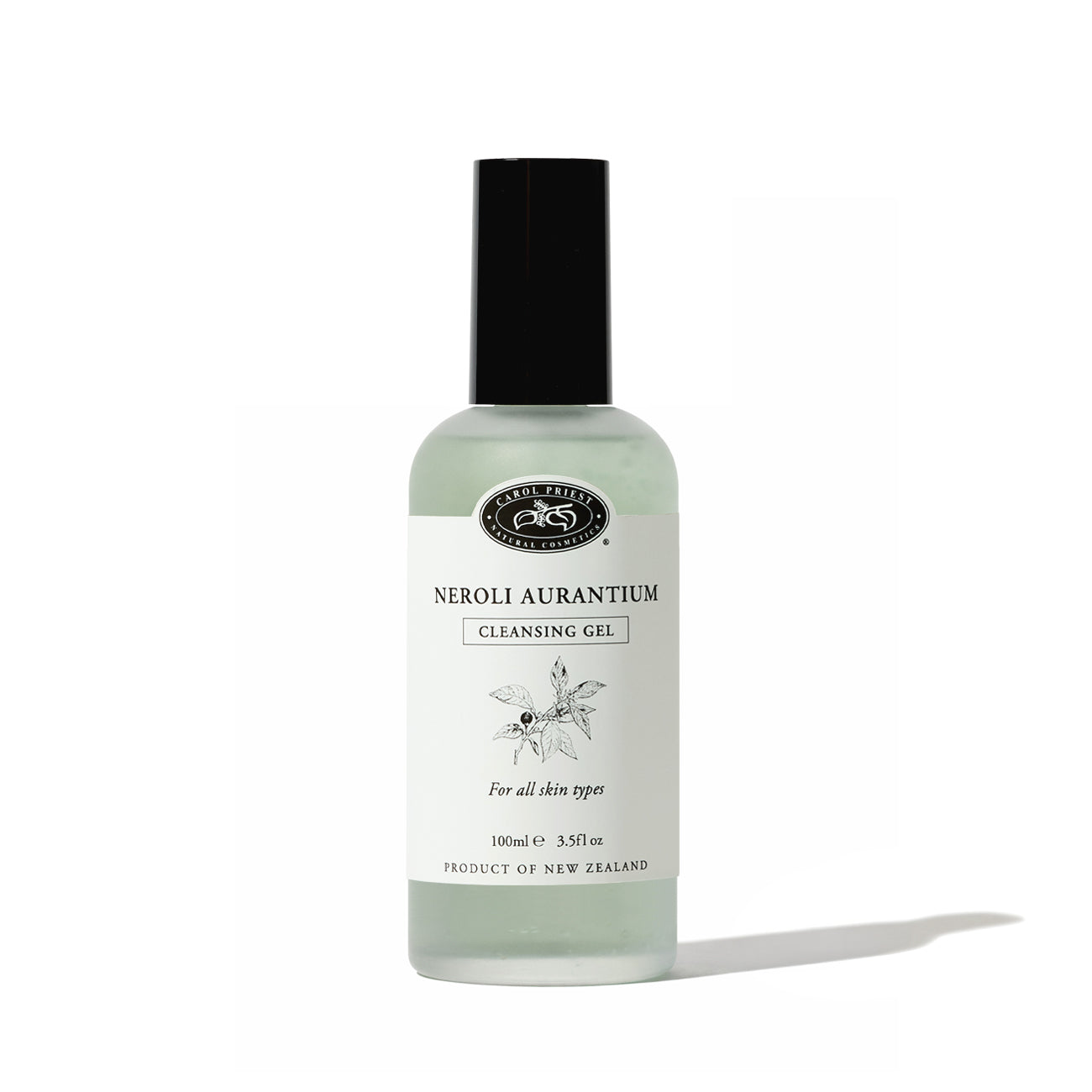 Carol Priest Neroli Aurantium Cleansing Gel – organic facial cleanser, natural New Zealand skincare