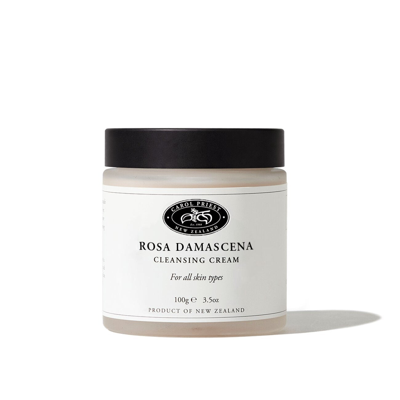 Carol Priest Rosa Damascena Cleansing Cream – organic facial cleanser, natural New Zealand skincare