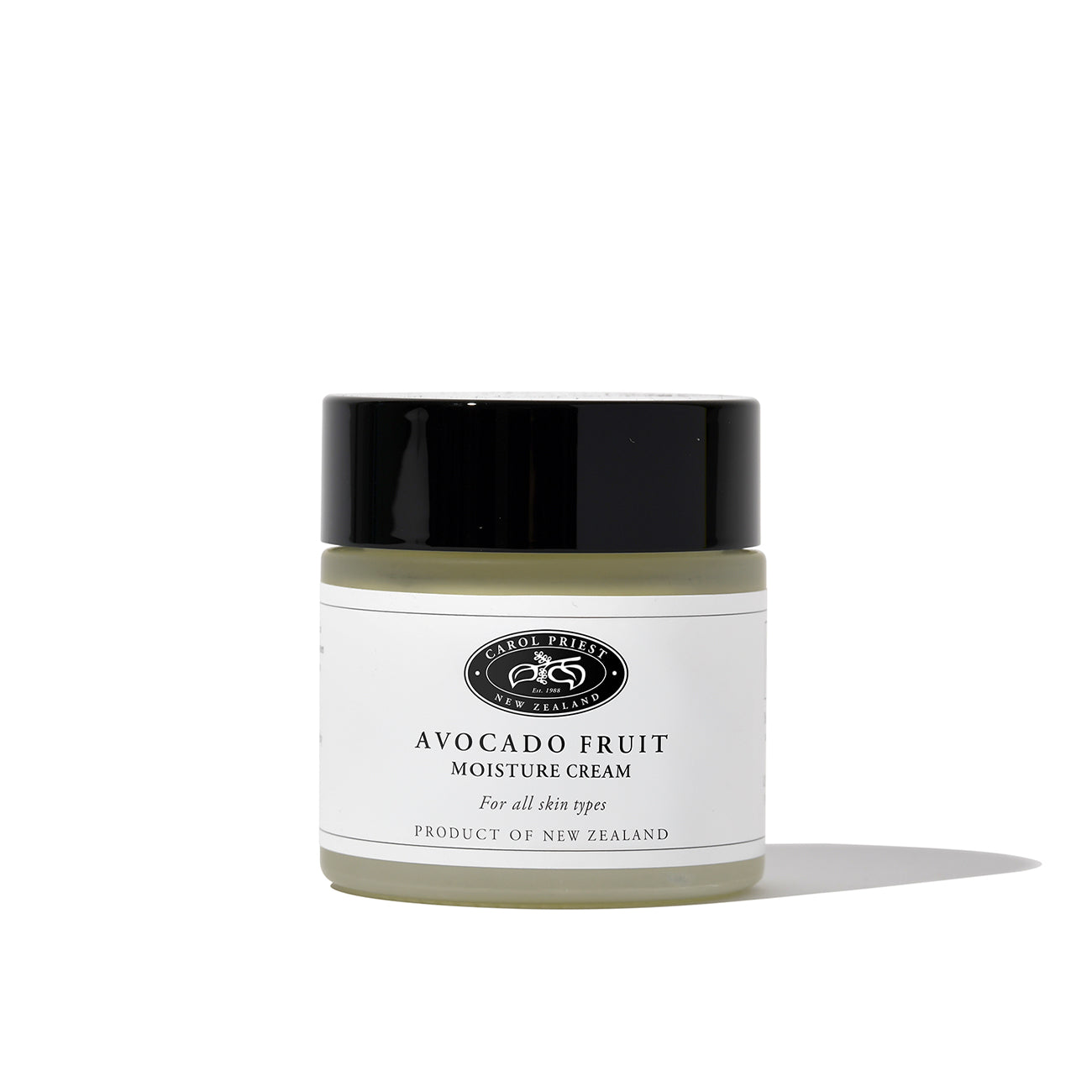 Carol Priest Avocado Fruit Moisture Cream – organic face moisturiser, natural New Zealand skincare