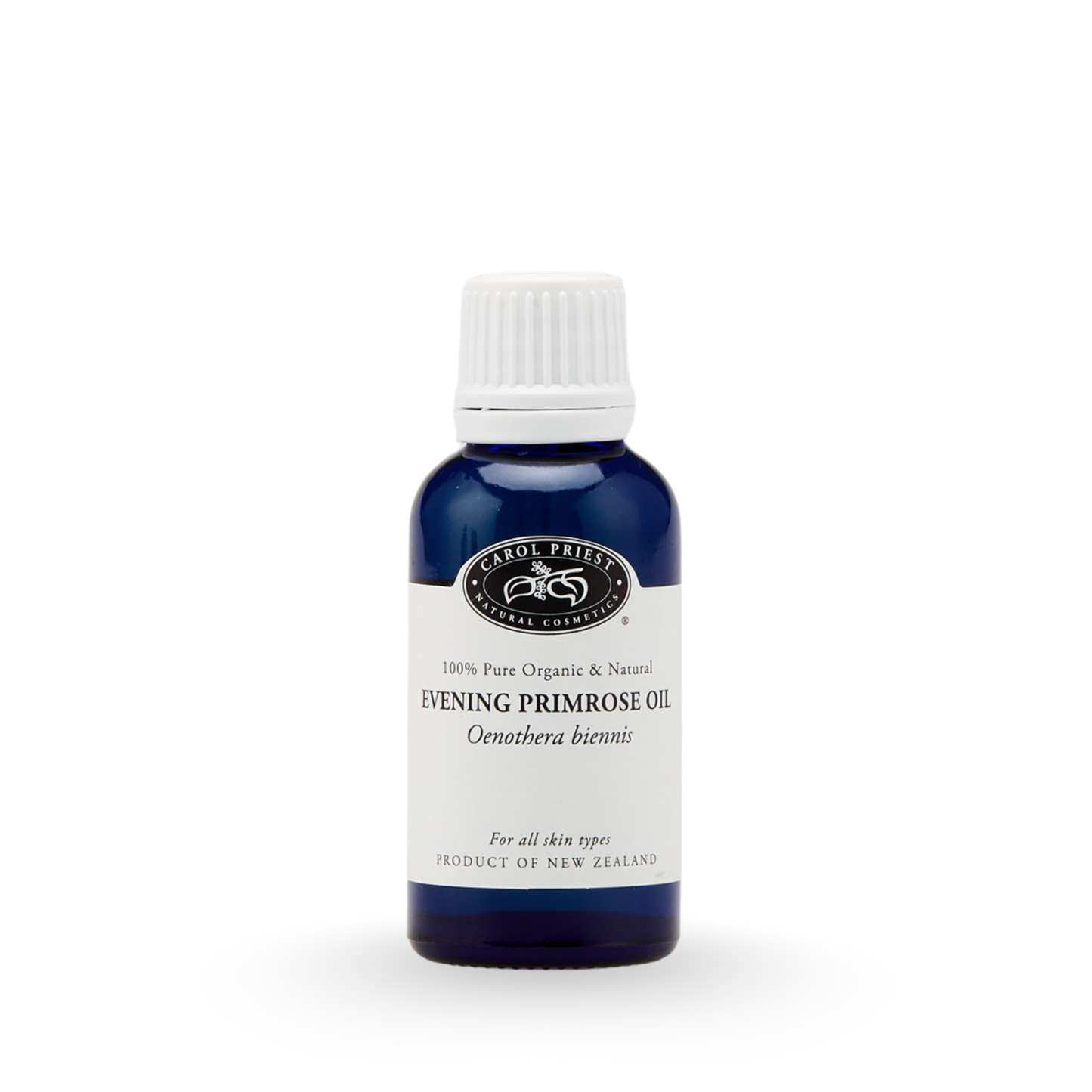 Carol Priest Evening Primrose Oil – organic carrier and essential oil, natural New Zealand skincare
