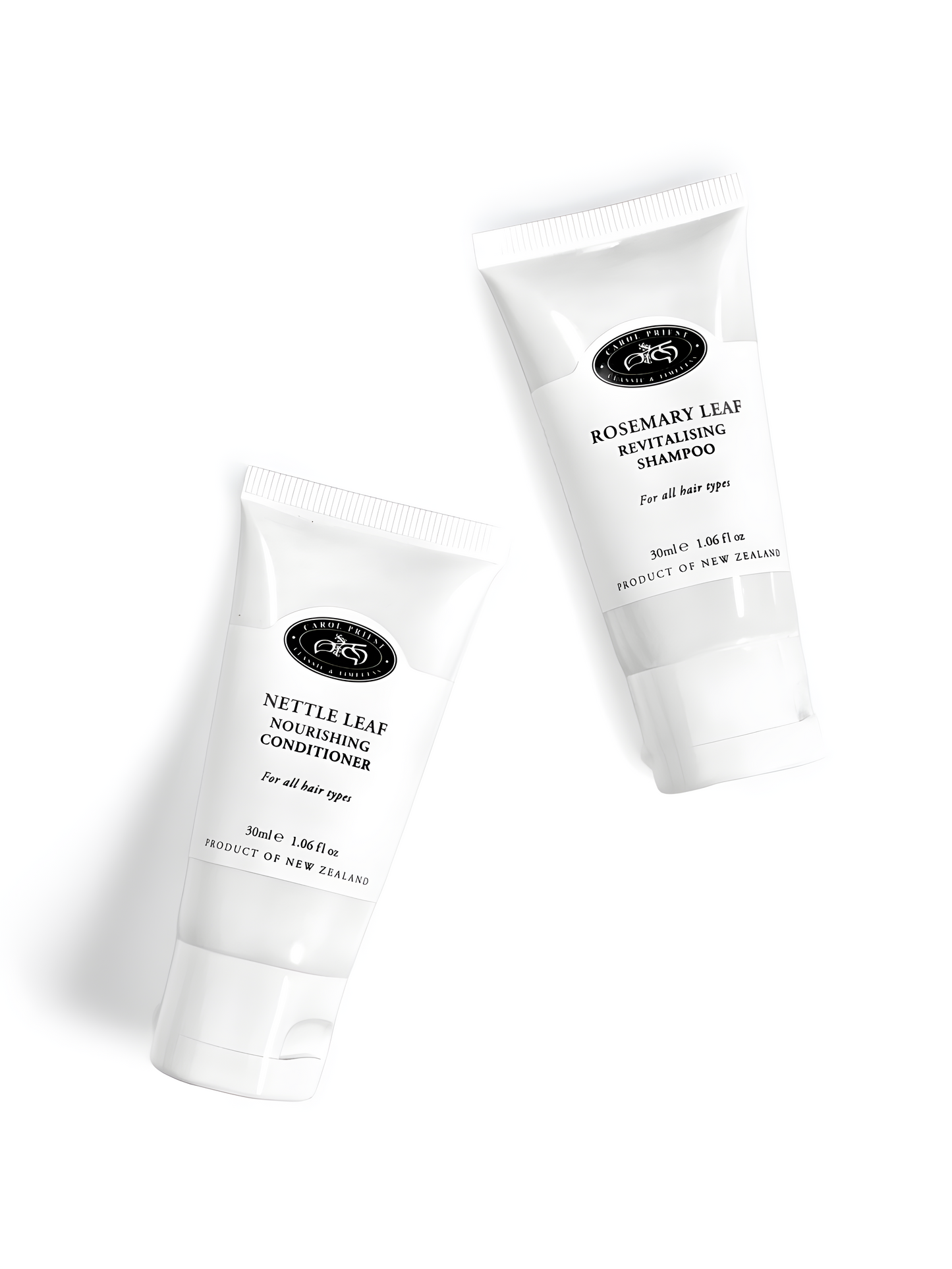 Carol Priest Hair Care Discovery Samples – skincare sample kit, natural New Zealand skincare