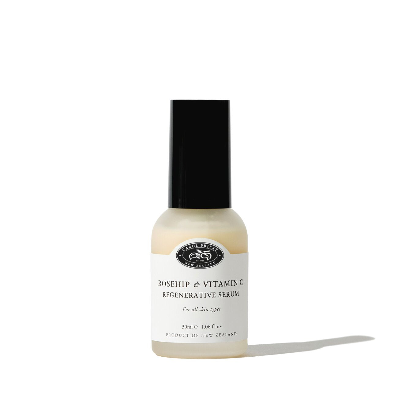 Carol Priest Rosehip & Vitamin C Regenerative Serum – organic facial serum, natural New Zealand skincare