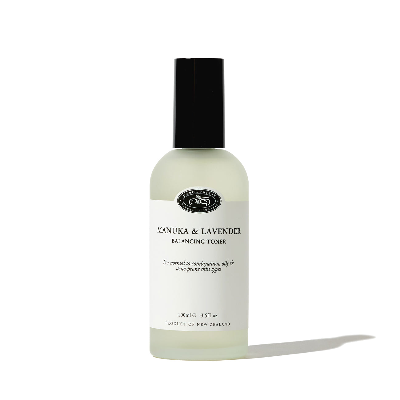 Carol Priest Manuka & Lavender Balancing Toner – organic facial toner, natural New Zealand skincare