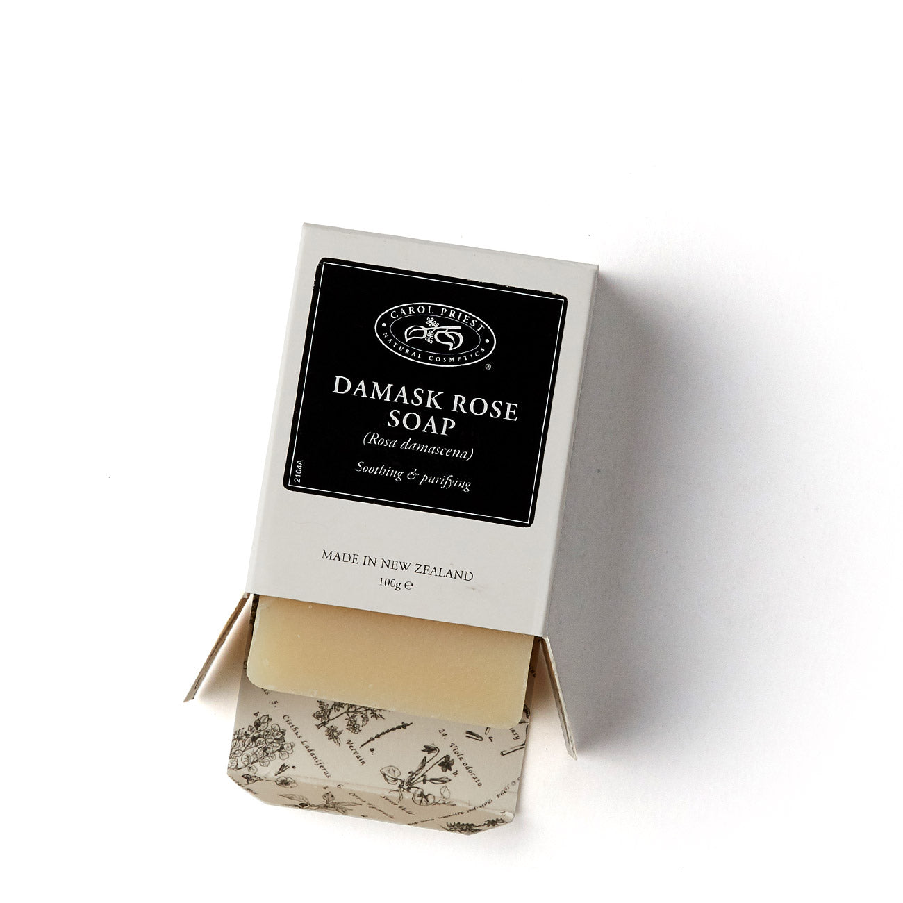 Carol Priest Damask Rose Bar Soap – natural bar soap, natural New Zealand skincare